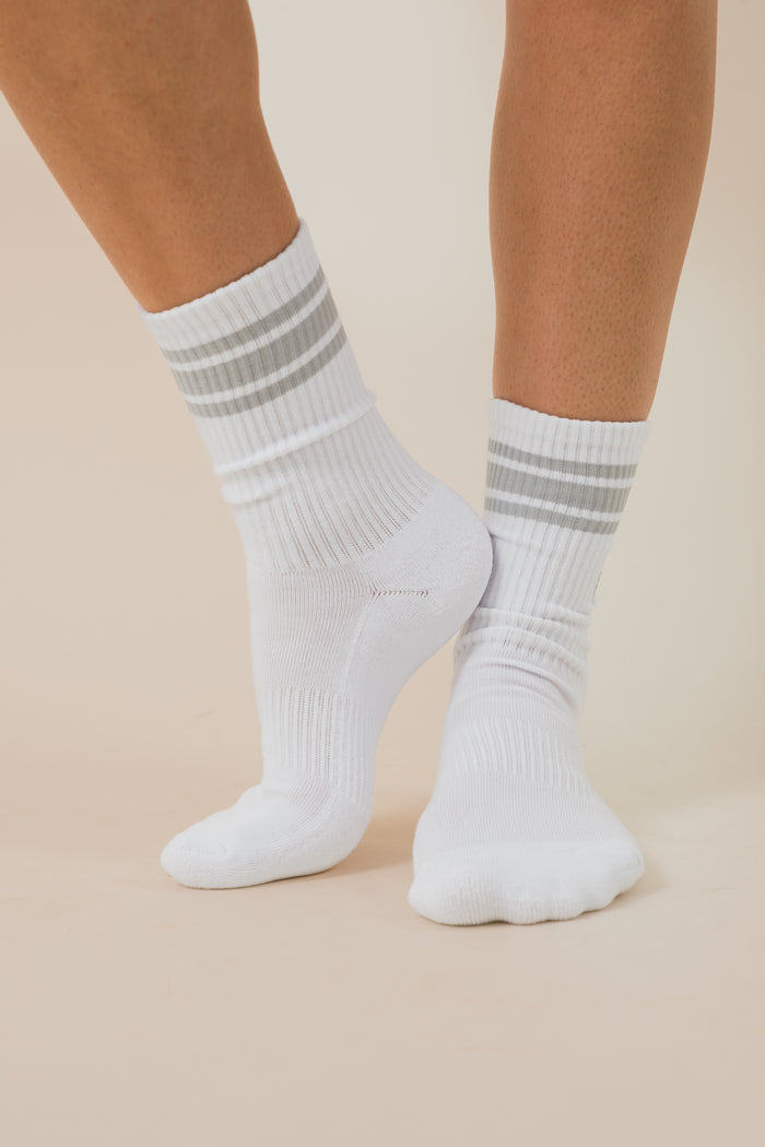 FREE PEOPLE - Movement Logo Stripe Tube Socks by Free People