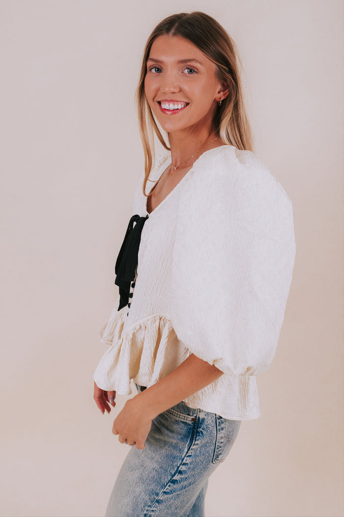 FREE PEOPLE - Pamela Bow Top by Free People