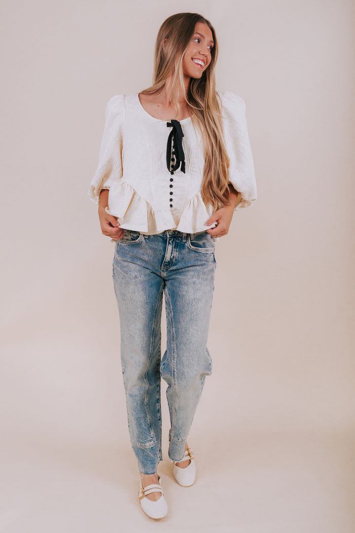 FREE PEOPLE - Pamela Bow Top by Free People