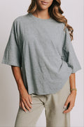 free people perfect oversized tee front
