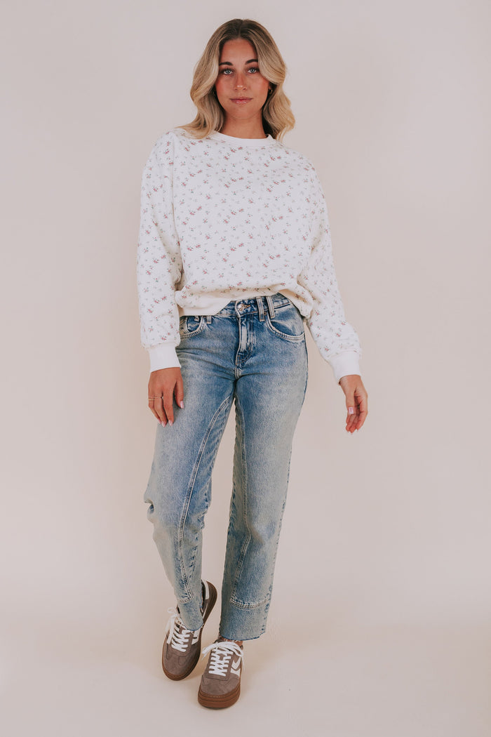 FREE PEOPLE - Risk Taker Mid-Rise Jeans by Free People