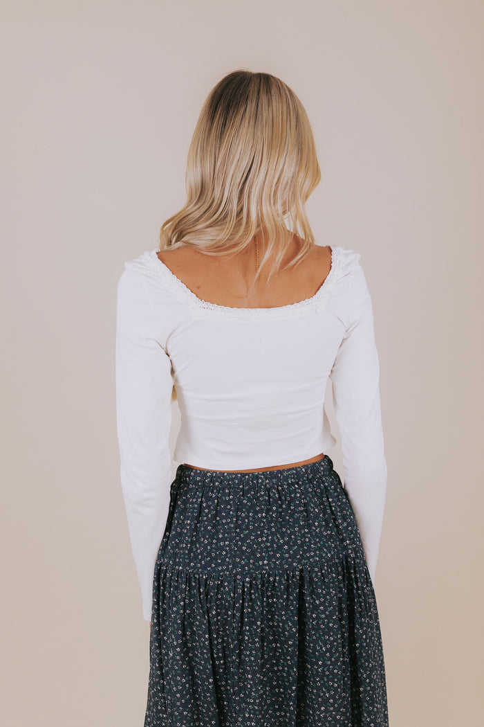 FREE PEOPLE - Scarlet Smocked Long Sleeve by Free People