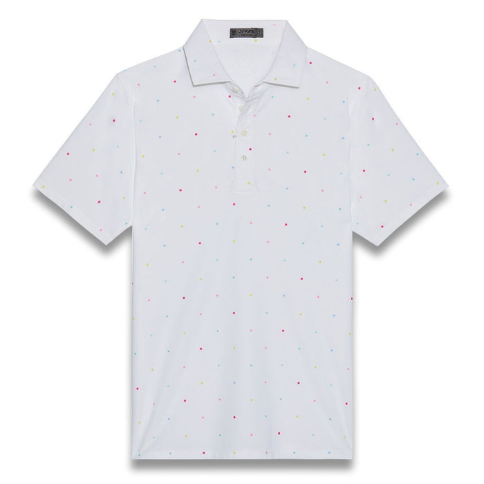 Gfore Mini Stars Tech Pique Slim Fit Golf Polo 2023