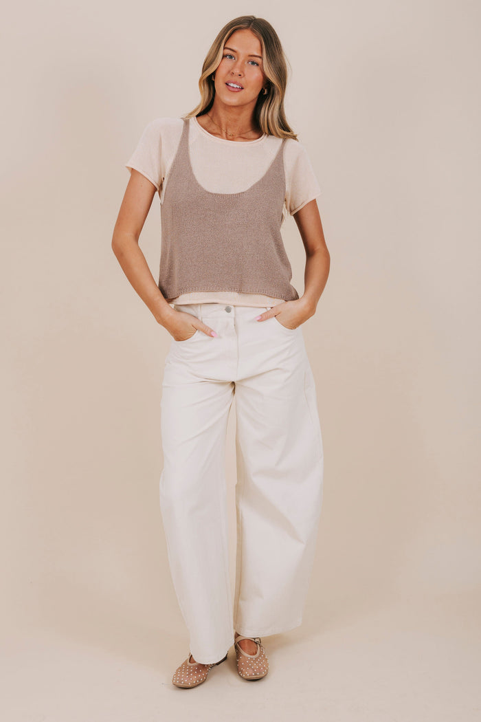 eggshell barrel jeans full
