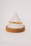 14k gold plated open cuff bracelet