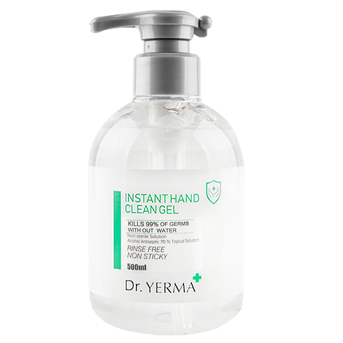 Dr. Yerma Instant Hand Sanitizer Clean Gel Alcohol 70% Fresh Scent