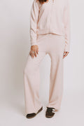 pink sweater style lounge pants
