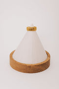 gold ribbed band ring