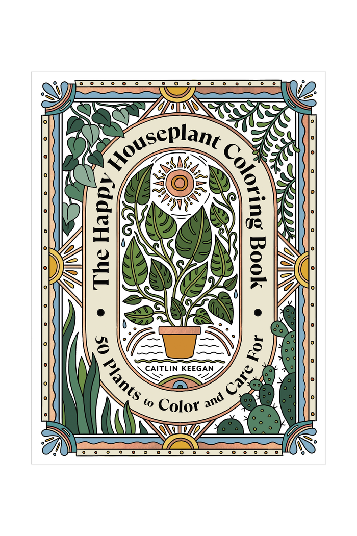 Happy Houseplant Coloring Book