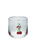 HAZEL MAZEL - 10oz. Drinking Glass w/ Embedded Cherries