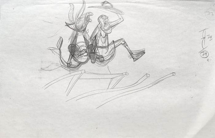 Hercules Head Animator Signed Model Sheets