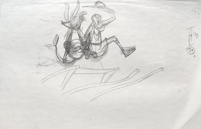 Hercules Head Animator Signed Model Sheets