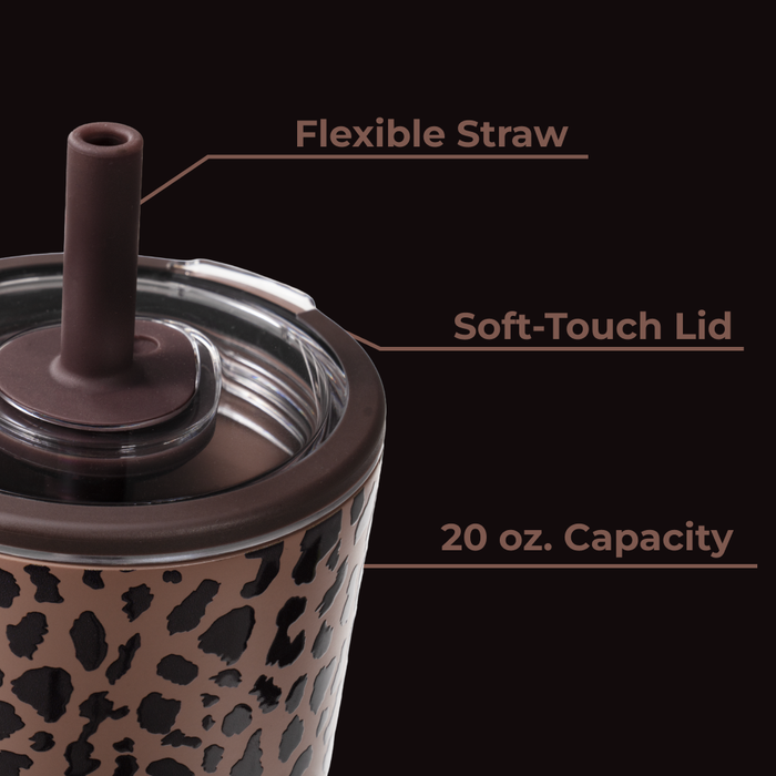 HYDROJUG - Everyday Tumbler 20 oz - Brown Leopard