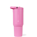 Pink HydroJug tumbler on a white background