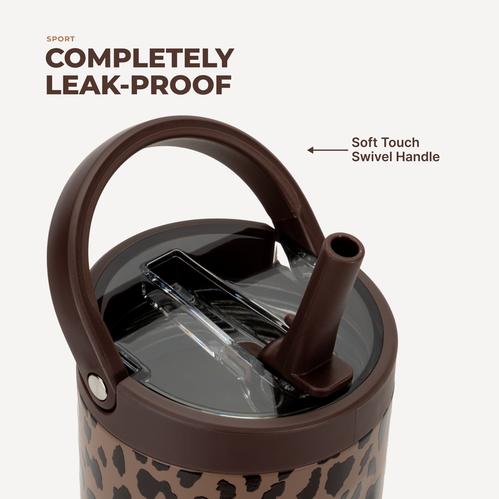 HYDROJUG - Sport 32 oz - Brown Leopard