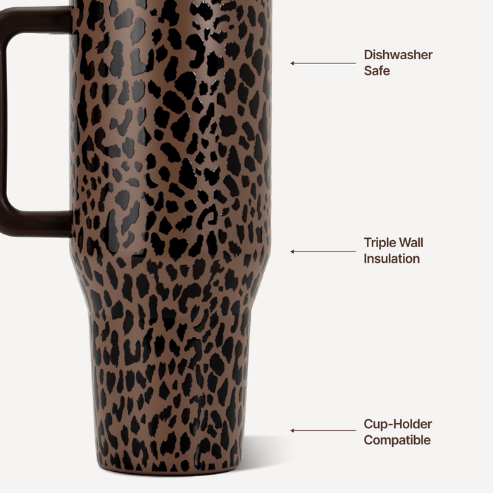 HYDROJUG - Traveler 32 oz - Brown Leopard