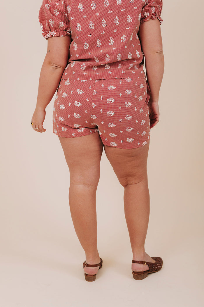 inclusive sizing embroidered gingham matching set short plus back