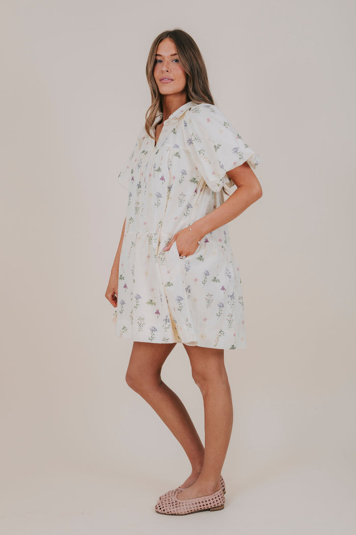 inclusive sizing floral embroidered dress side
