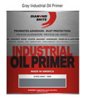 Can of Diamond Brite Industrial Oil Primer with gray color option on a white background