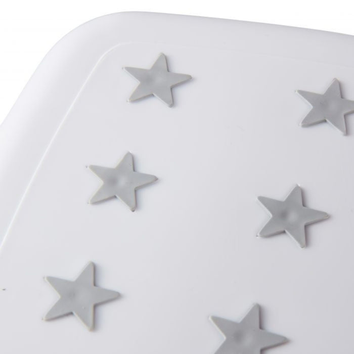 Keeper Double Step Stool - White Star