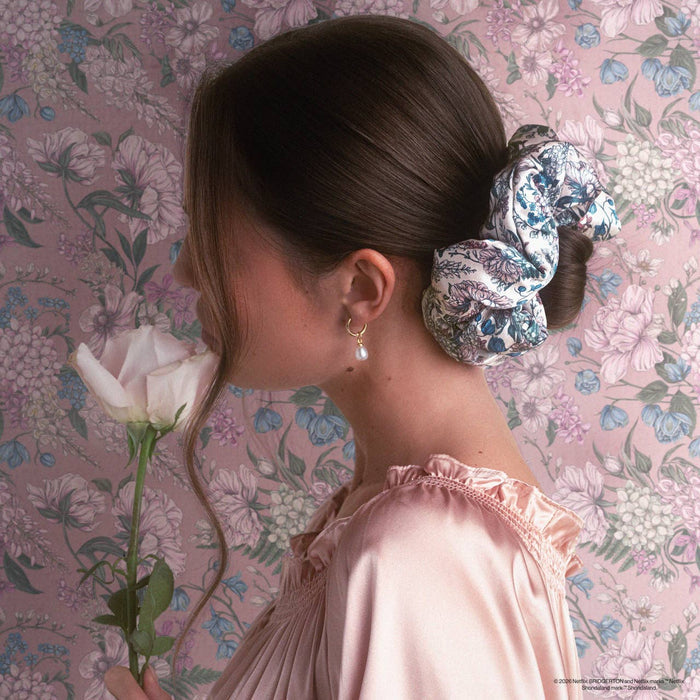 KITSCH - Bridgerton x Kitsch Satin Pillow Scrunchies® - Toile in Bloom