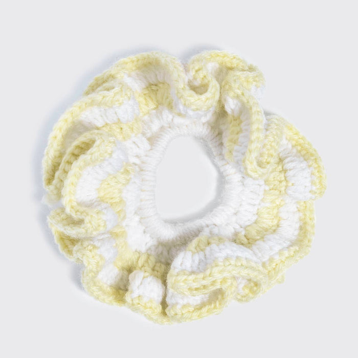 KITSCH - Crochet Scrunchie - Butter Yellow