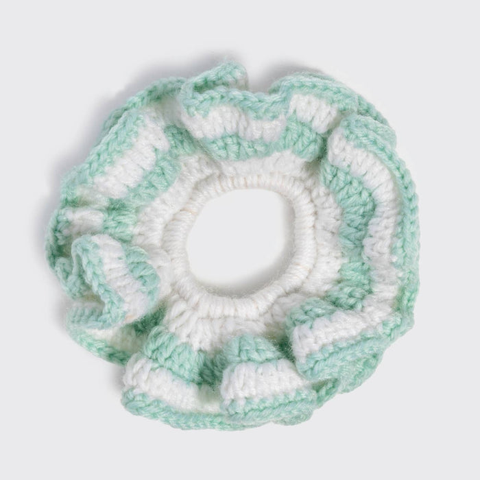 KITSCH - Crochet Scrunchie - Seafoam Blue