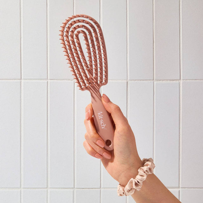 KITSCH - Detangling Flexi Brush - Terracotta
