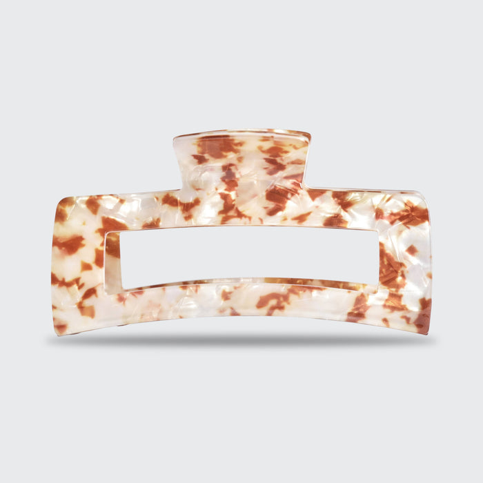 KITSCH - Eco-Friendly Jumbo Open Shape Claw Clip - Brown