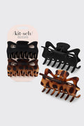 KITSCH - Eco-Friendly Large Claw Clip - Black