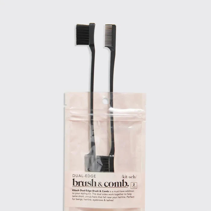 KITSCH - Edge Brush & Comb 2pc