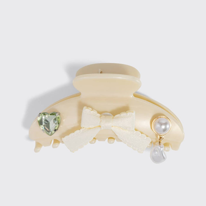 KITSCH - KitschPop™️Curved Claw Clip 7pc Set - Pearlized Cream