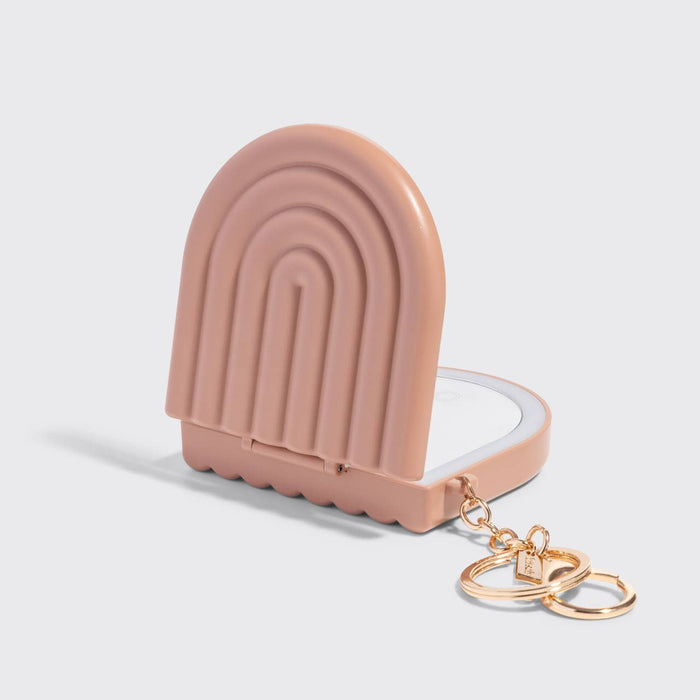 KITSCH - Terracotta Compact Mirror Keychain