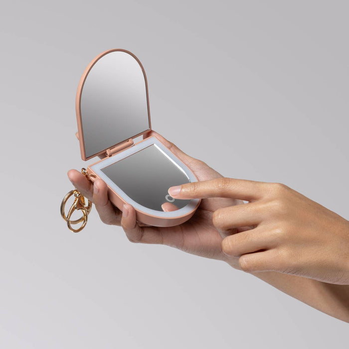KITSCH - Terracotta Compact Mirror Keychain