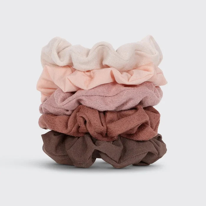 KITSCH - Textured Scrunchies - Terracotta