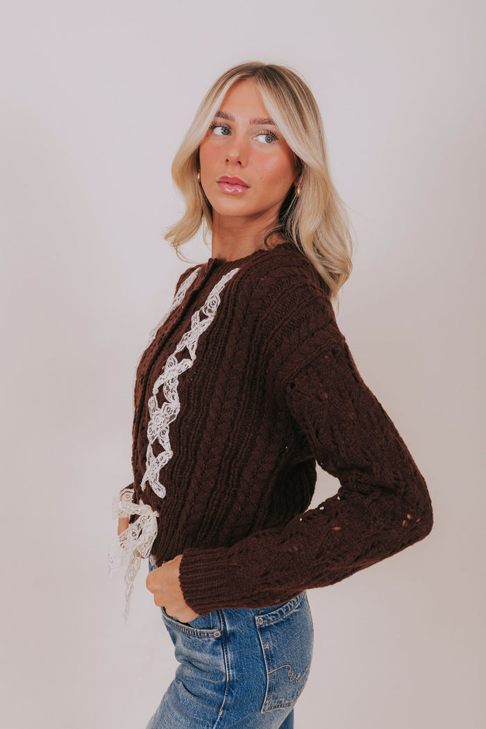 Lace Never Hurt Cardigan