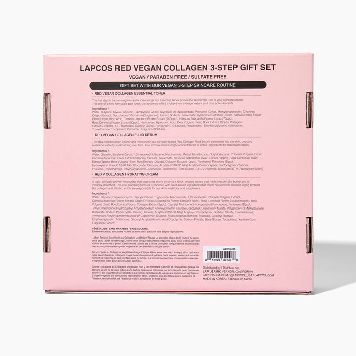 LAPCOS - Red Vegan Collagen 3-Step Set