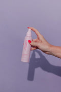 MAEN spray on gel for easy hair dos in a pink bottle