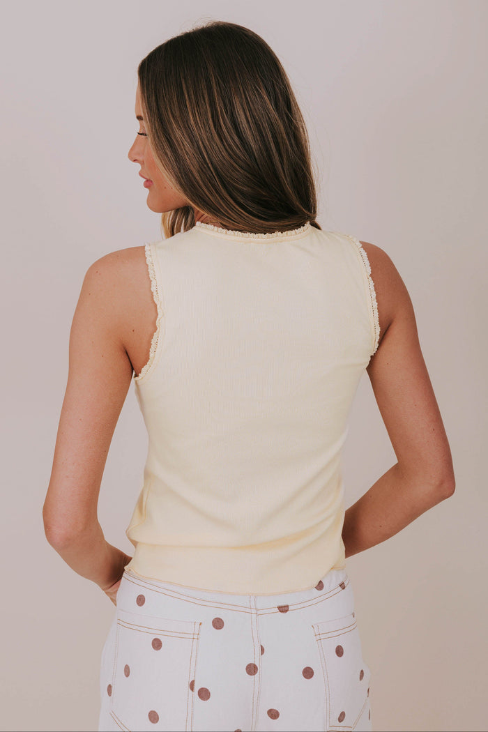 butter yellow tank back