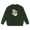 Malbon Buckets Intarsia Knit Golf Sweater Hunter Green
