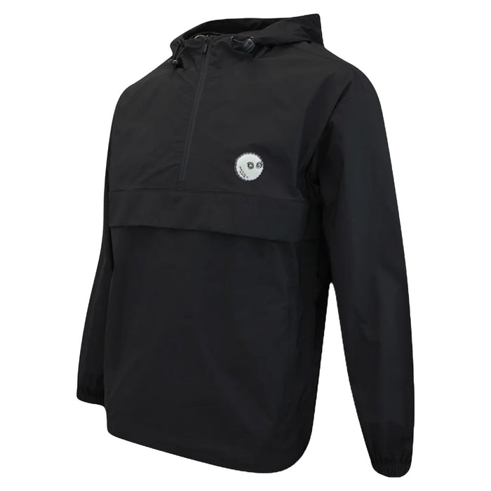 Malbon Evergreen Nylon Golf Anorak Black