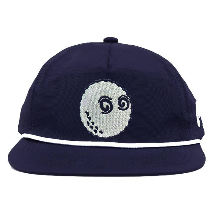 Malbon Evergreen Nylon Rope Golf Cap Navy - FW24 Men