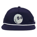 Malbon Evergreen Nylon Rope Golf Cap Navy - FW24 Men