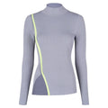 Malbon Jessica Golf Mockneck Stone - FW24 Women