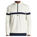 Men's Elevate Performance Half-Zip Sandrift and Classic Navy