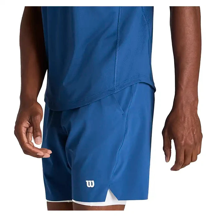 Men's Tournament 7 Inch Unlined Short V2 Blue Quartz