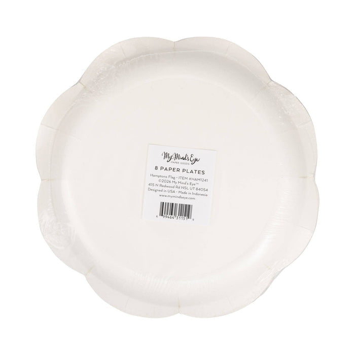 MY MIND'S EYE - Flag Paper Plates - 8"
