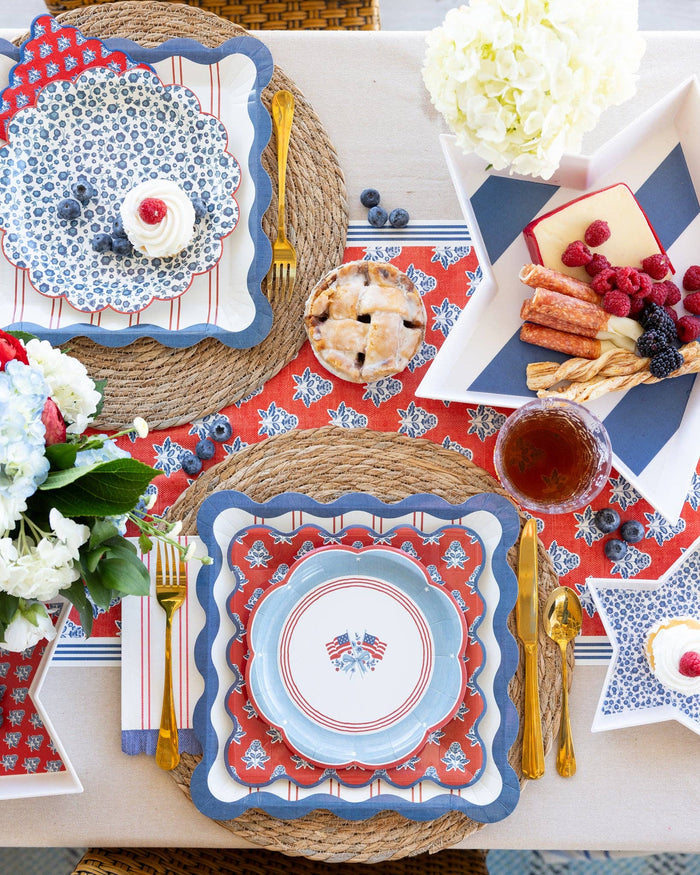 MY MIND'S EYE - Flag Paper Plates - 8"