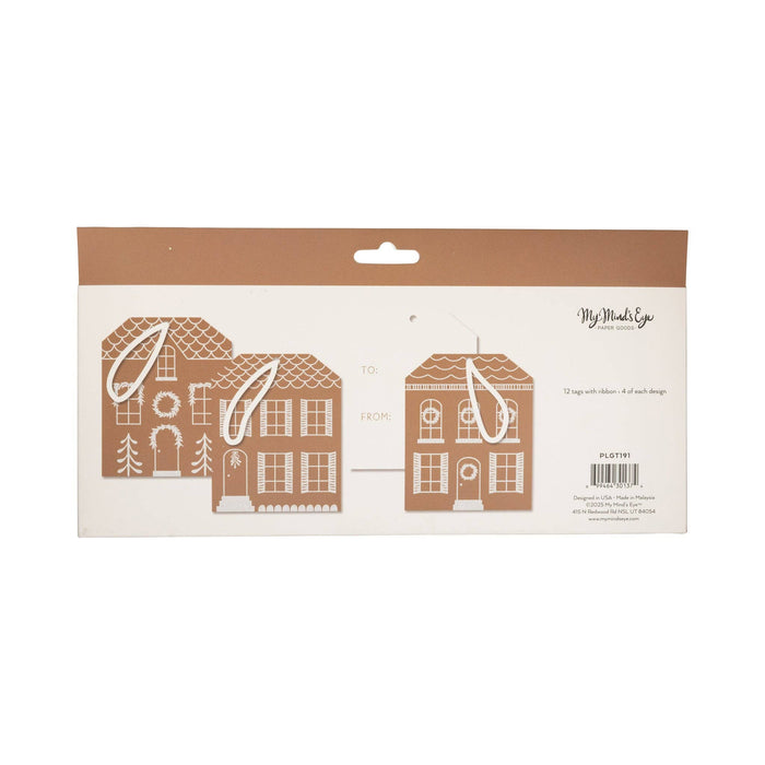 MY MIND'S EYE - Gingerbread Houses Tag Set