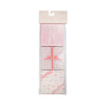 Set of gift card boxes with pink bow designs.